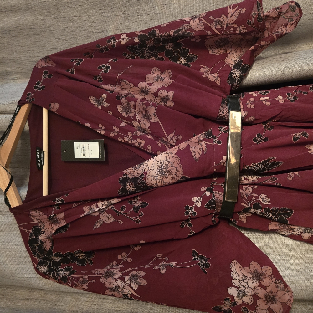 Floral Kimono with Belt